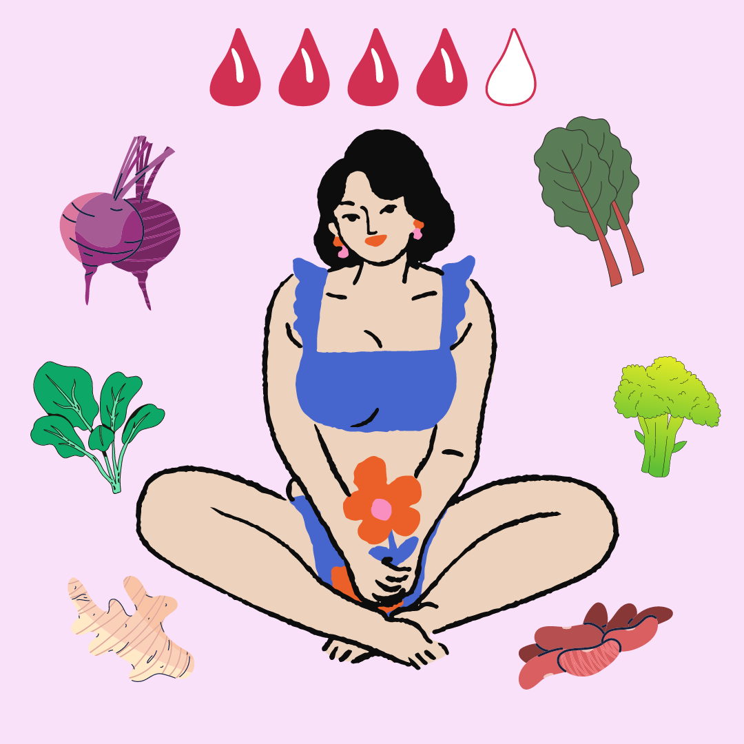 Cómo alimentarnos durante nuestro Ciclo Menstrual